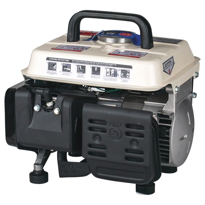 Pulsar 1200W/900W 2-Stroke Gas Generator, Black, large