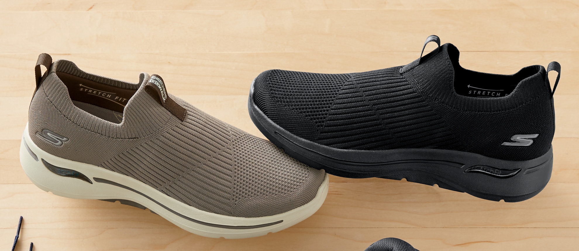 skechers arch fit men's slip on