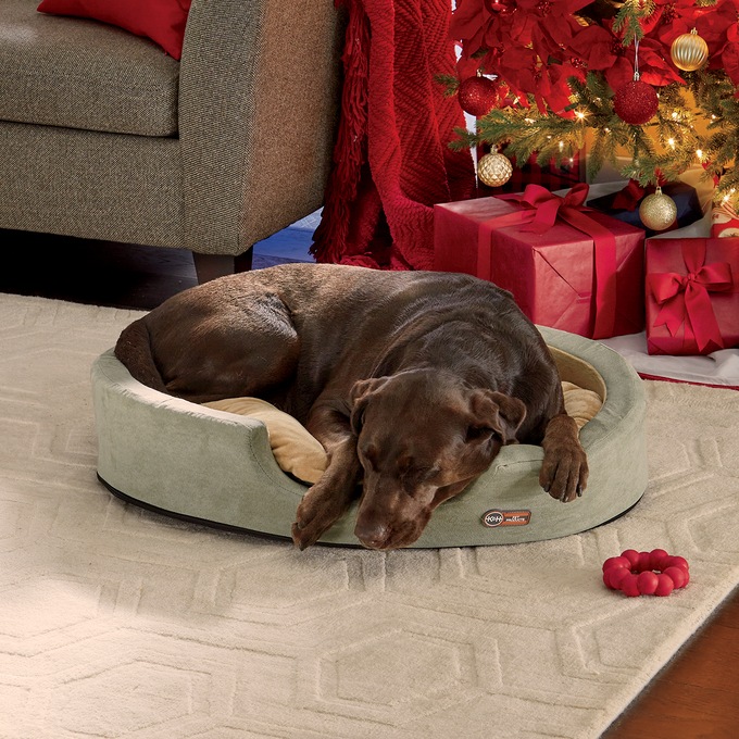 K&H Pet Products Thermo Snuggly Sleeper Oval Pet Bed - Large, , large