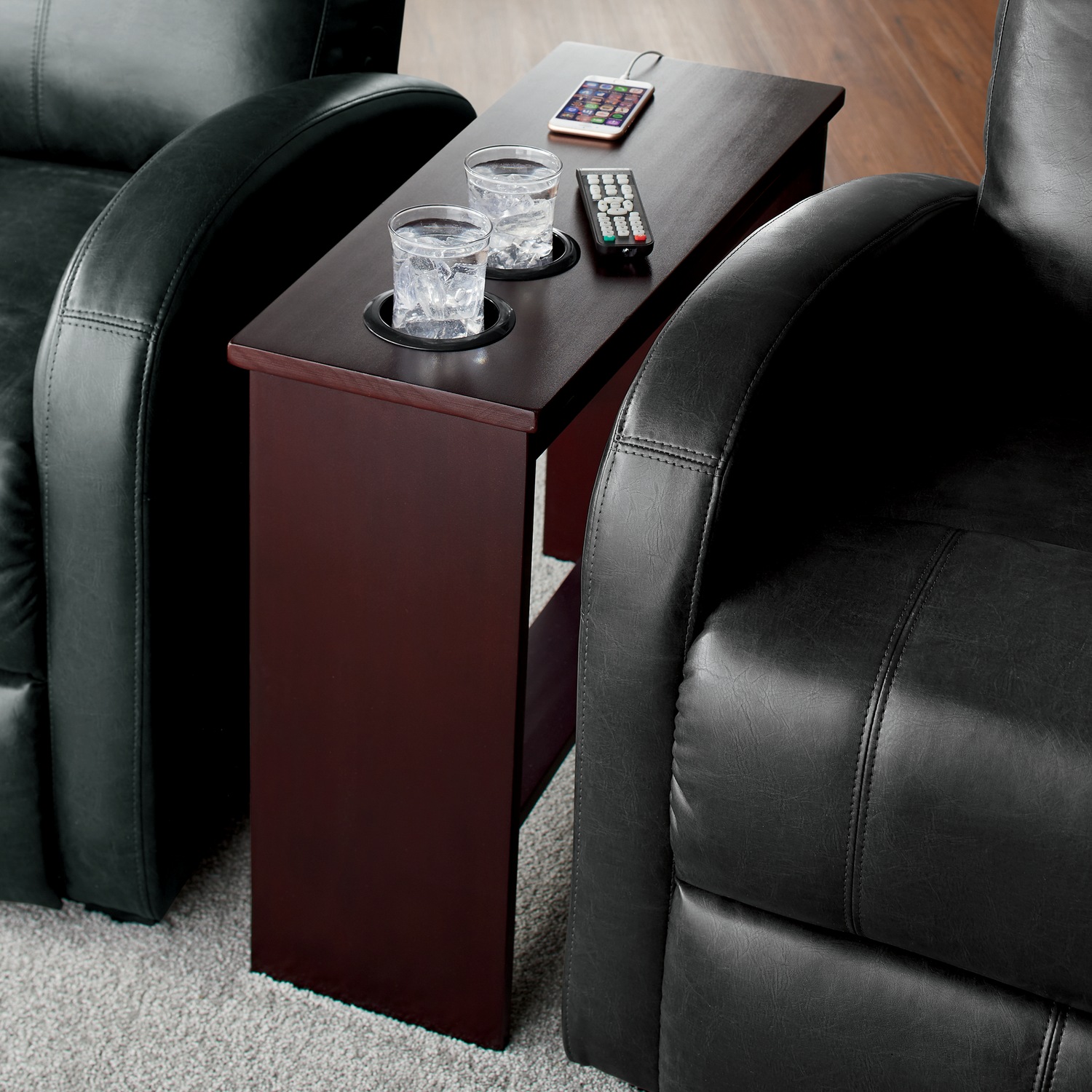 Powered cheap end table