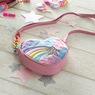 Kids’ Fuzzy Crossbody Purse with Makeup, , large