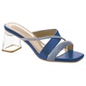 Classique Glitter Rope Slide Sandal with Mini Rhinestones and Chunky 2.5" Heel, , large
