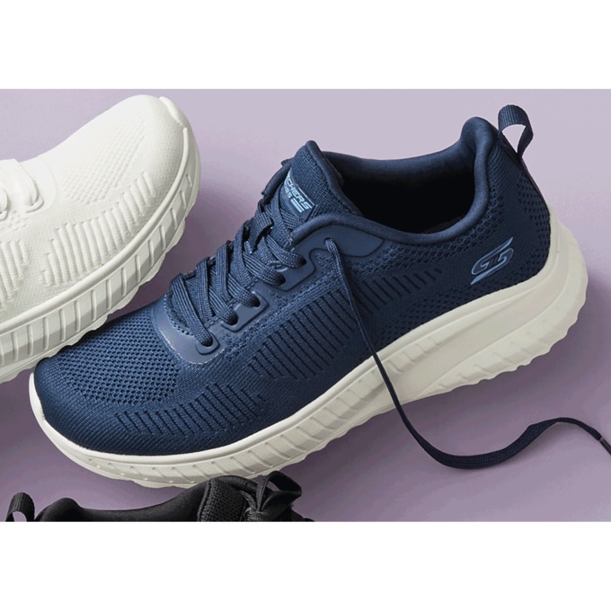 BOBS Women s Sport Squad Chaos Face Off Lace Up by Skechers