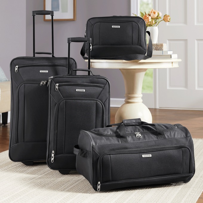 American tourister 4 pc luggage set shop