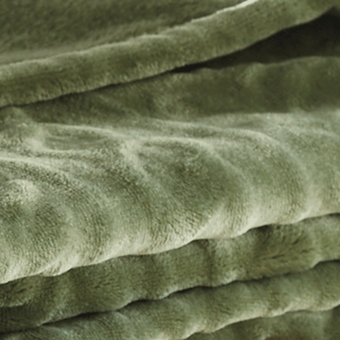 Cozy Plush Blanket, Green, large