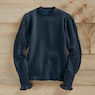 Nora Ribbed Women's Sweater with Pointelle Balloon Sleeves and Mockneck, , large