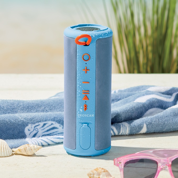 Proscan Water-Resistant Bluetooth Speaker, , large