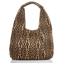 2-Piece Oversized Leopard-Print Hobo Handbag Set for Women, , large
