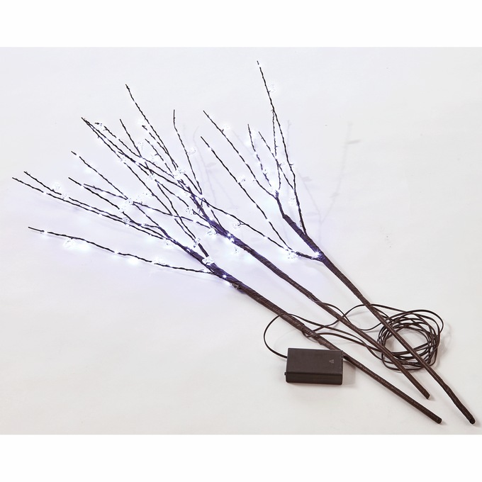 Lit Willow Branches, , large