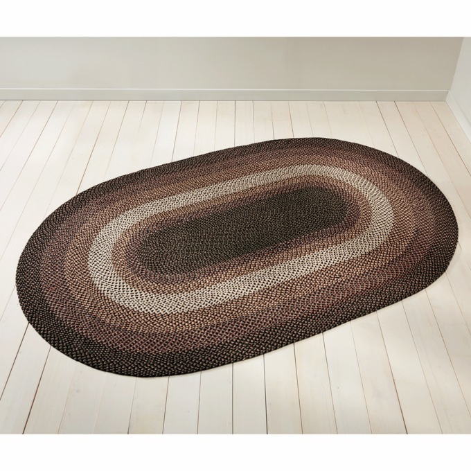 Winnie Braided Rugs, Black, large