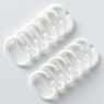 3-Piece Bath Set & Shower Hooks, , large
