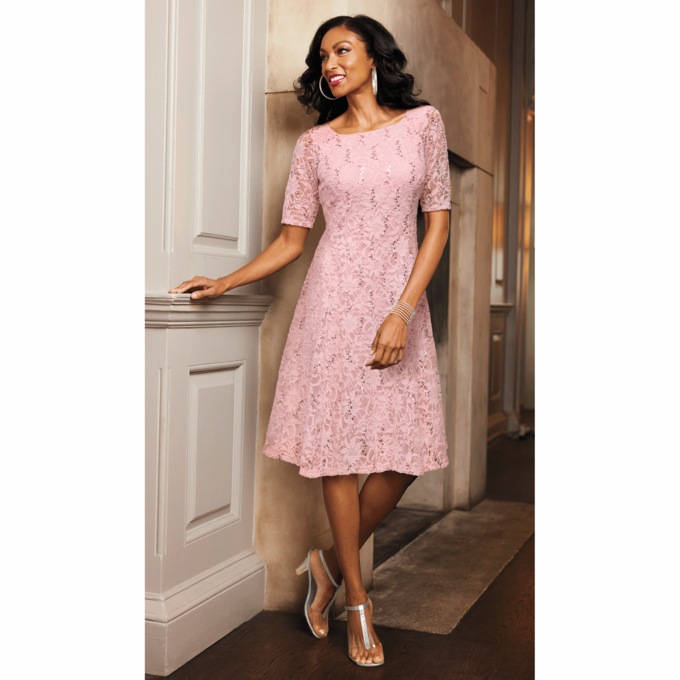 Gaila Lace Dress, , large