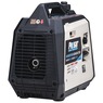 Pulsar 1600W/1200W Portable Gas Inverter Generator, Recoil Start with CO Alert, Black, large