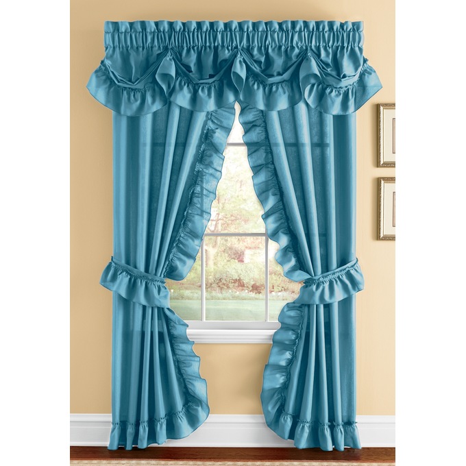 Mayfair Priscilla Panel Pair Montgomery Ward Mayfair Priscilla Panel Pair, Blue Priscilla Curtains