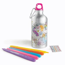 Color-Your-Own 16 oz.-Water Bottle Craft Kit , , large