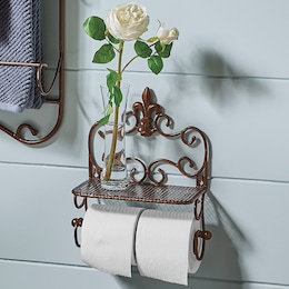 Margot Scroll Toilet Paper Holder, , large
