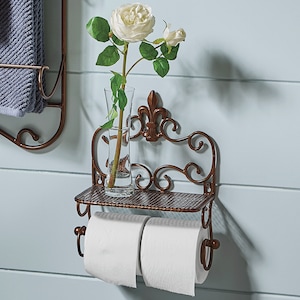 Margot Scroll Toilet Paper Holder, , large