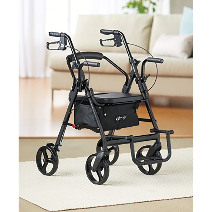 Drive Lightweight Transport Chair, Black, large