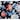 Greenwich Pattern Panels, Black Floral, swatch