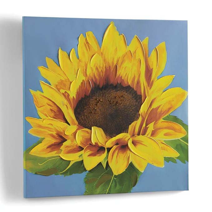 Oversized Sunflower Wall Art, Multi, large