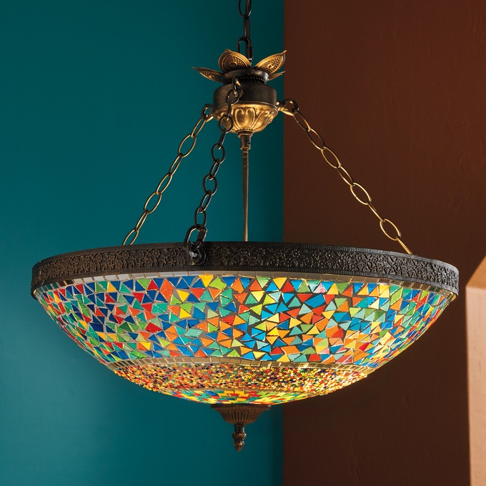 Abra Mosaic Chandelier, , large