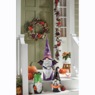 Lit Gilded Halloween Wreath, , large