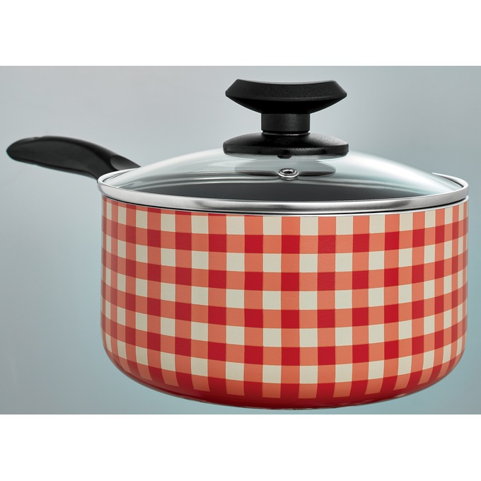 Ginny&#39;s 5-Piece Patterned Aluminum Cookware Set, , large