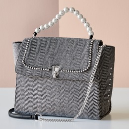 Herringbone Tote, , large