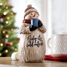 Baby It&#39;s Cold Outside Holiday Snowman, , large