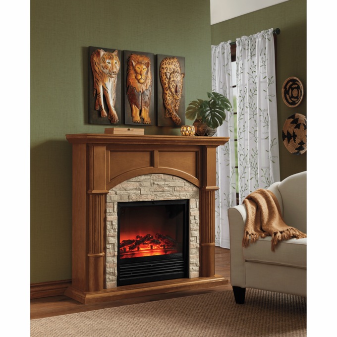 Set of 3 Wild Cats Wall Art, , large