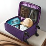 Personalized 21-inch Softsided 4-Wheel Carry-On, Purple, large