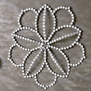 Faux-Crystal Floral Art, , large