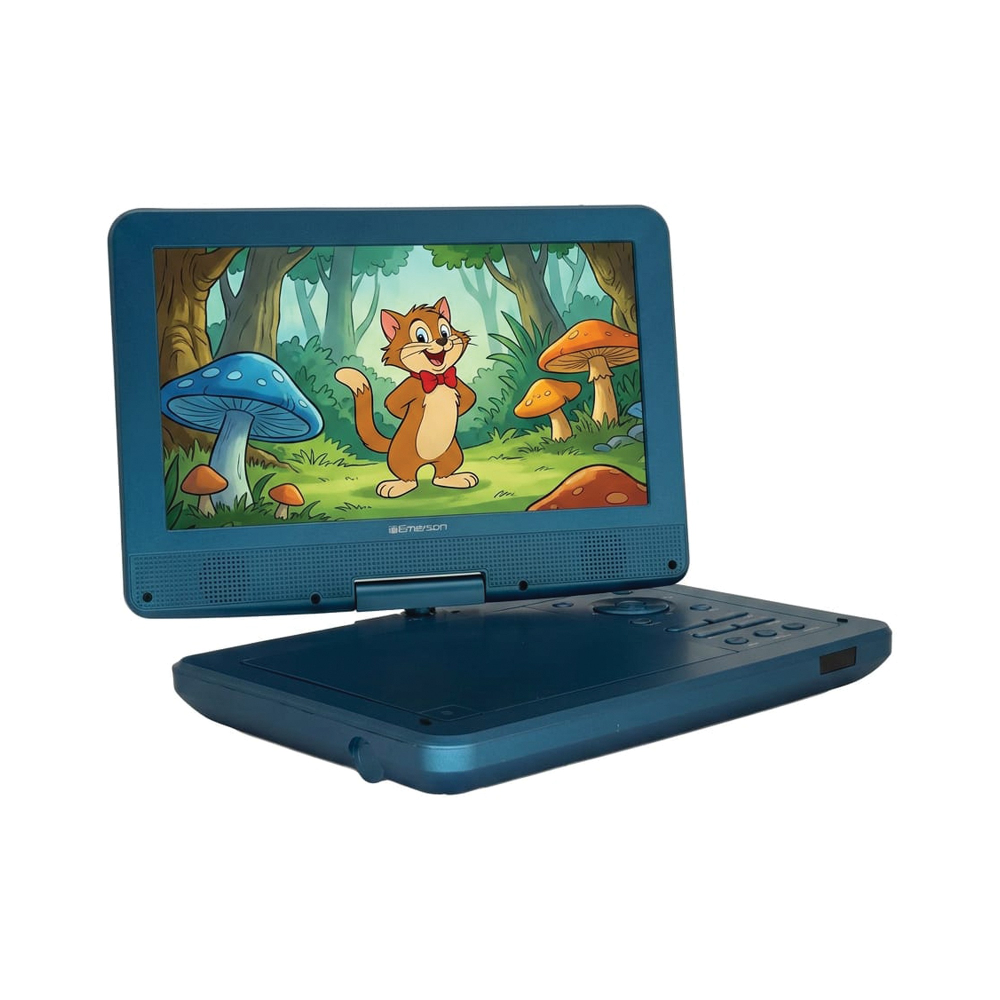 Emerson 10.1" Swivel Screen DVD Player, Teal, large
