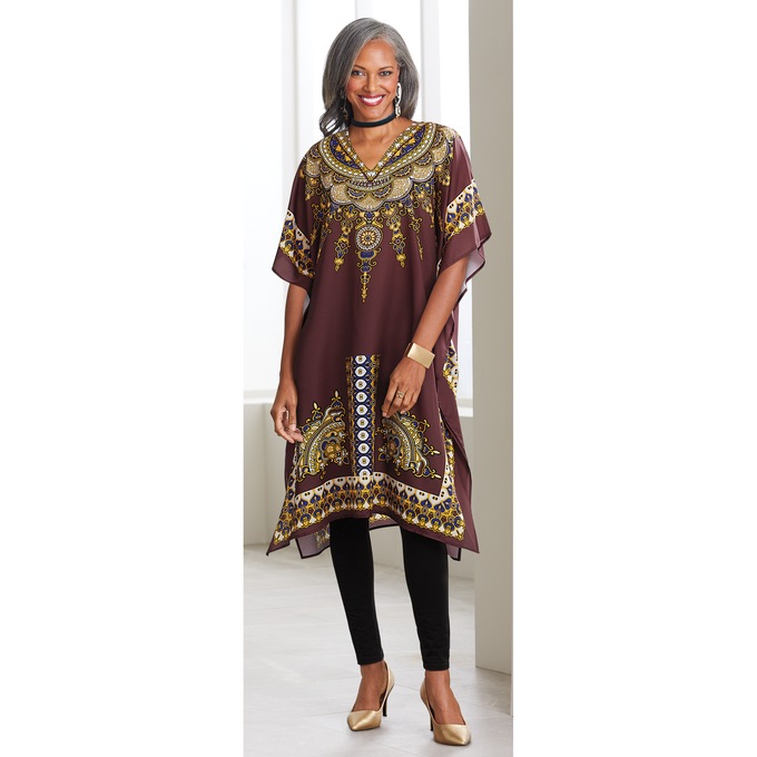 Naveah Short Caftan, , large