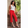 Mariah Button-Leg Capri, , large