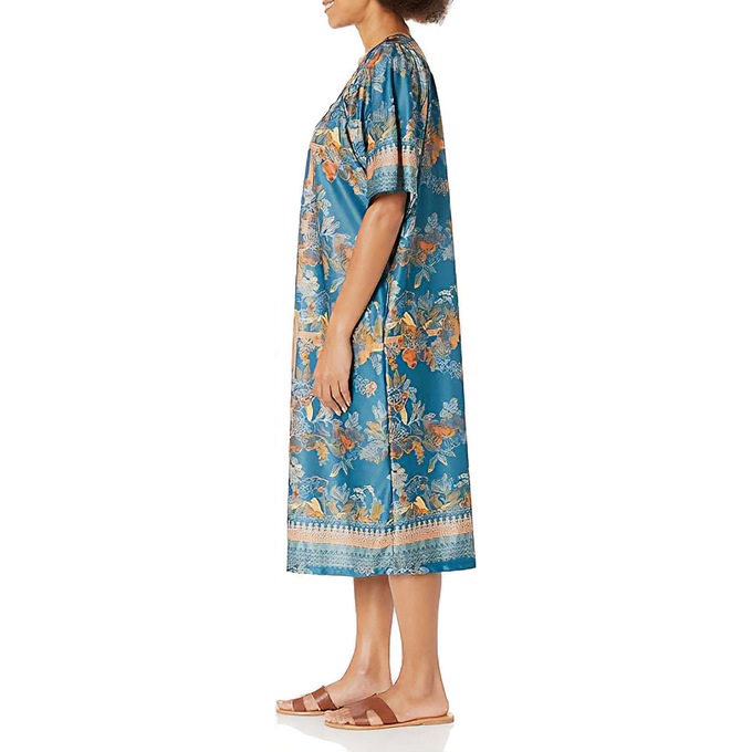 Sweetheart Neck Lounger, Emerald Border, large
