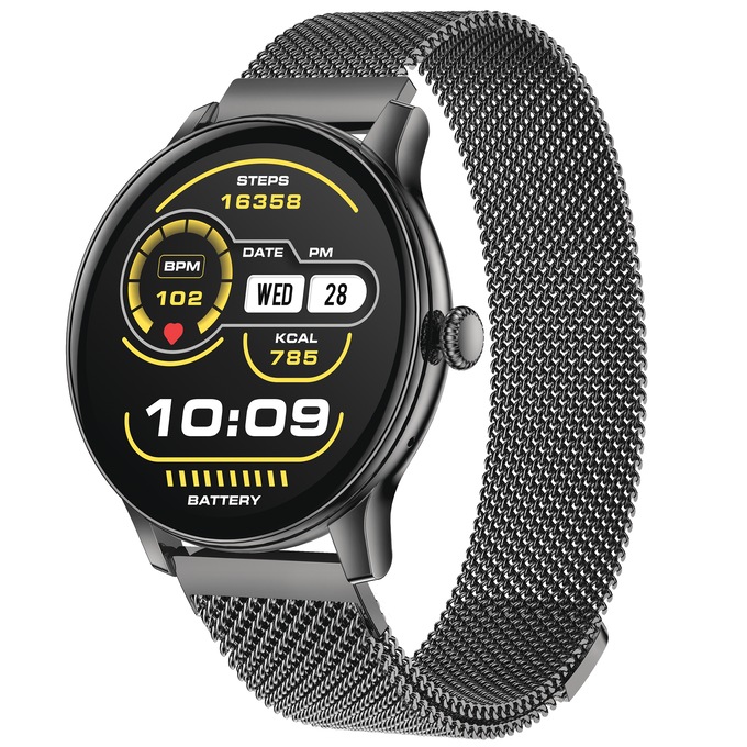 IG Round Smartwatch, Silver, large