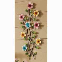 Flower Stem Metal Art, , large