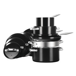 Gotham Steel 11-Piece Modern Kitchen Cookware Set, , large
