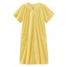 Short-Sleeve Snap-Front Duster with Pockets, , large