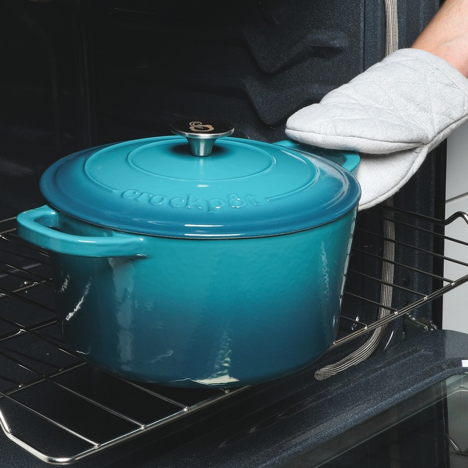 Crock Pot Artisan 6-qt. Enameled Cast Iron Dutch Oven with Lid, , large