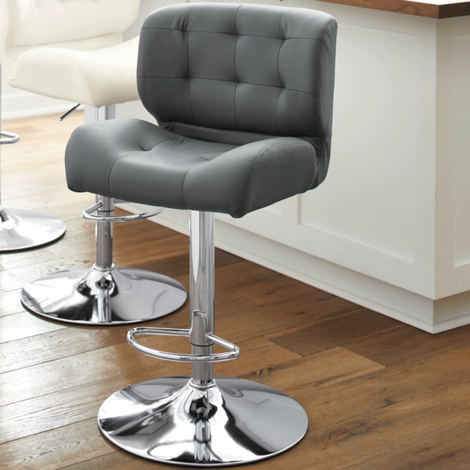 Bridger Adjustable Swivel Bar Stool, , large