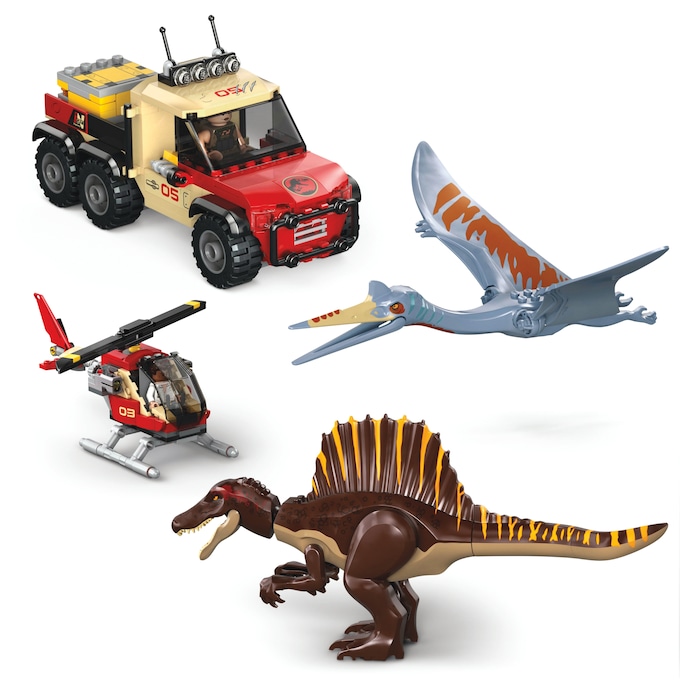 LEGO Jurassic World Spinosaurus & Quetzalcoatlus Air Mission, , large