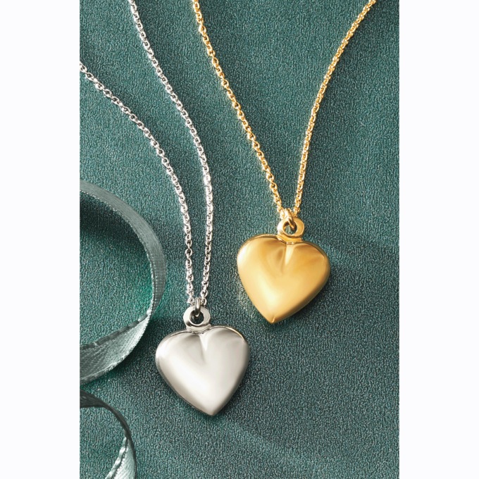 Puff Heart Pendant, , large