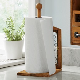 Chicken Wire Paper Towel Holder, , large