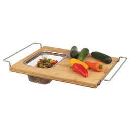 Bamboo Kitchen Sink Workstation, , large