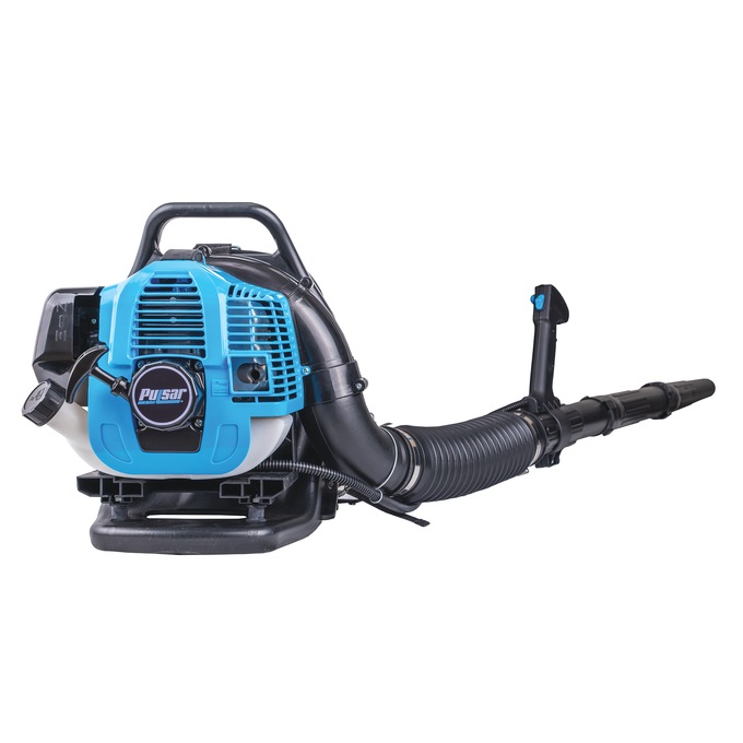 Pulsar 2-Stroke Ergonomic Backpack Leaf Blower, Blue, large