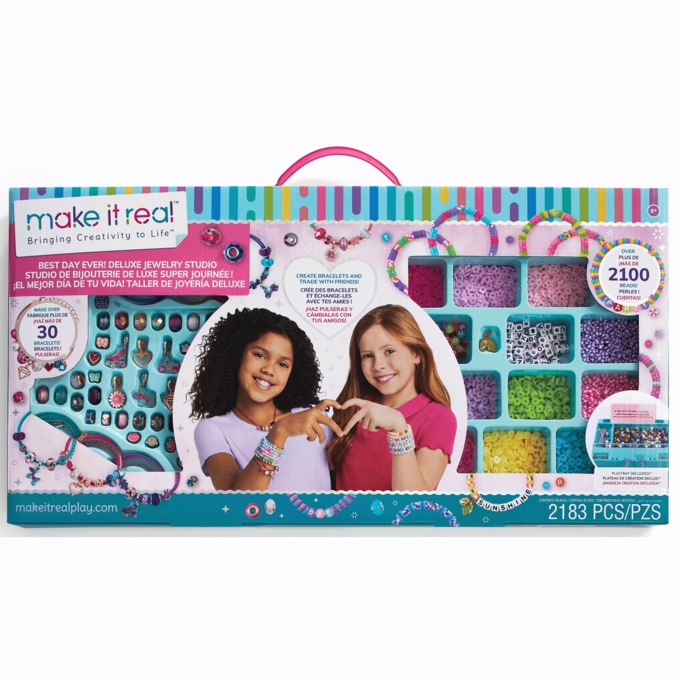 Halo Charms and Heishi Beads Bracelet Making Set, , large