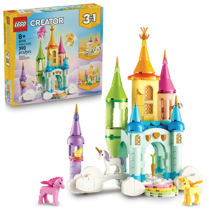 LEGO Creator 3-in-1 Unicorn Castle, , large