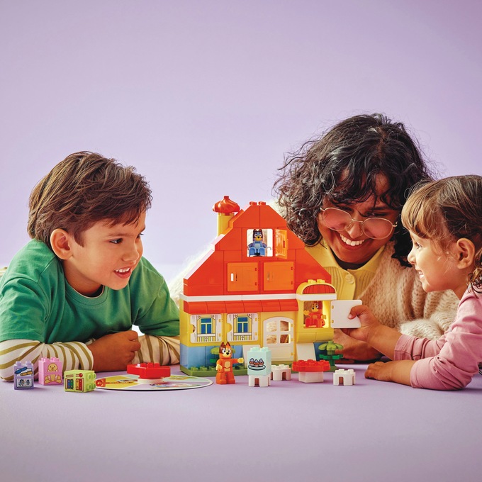 LEGO DUPLO Bluey's Family House with Memory Game, , large
